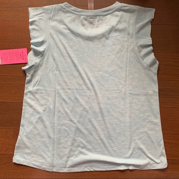 Betsey Johnson Performance flutter sleeve tee - Picture 5 of 7